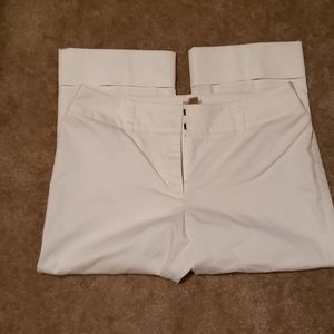 Caslon white crop pants